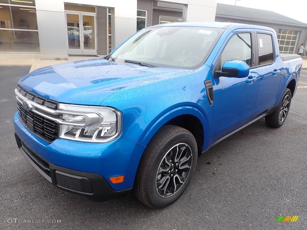 Velocity Blue 2022 Ford Maverick Lariat Hybrid Exterior Photo #144946732
