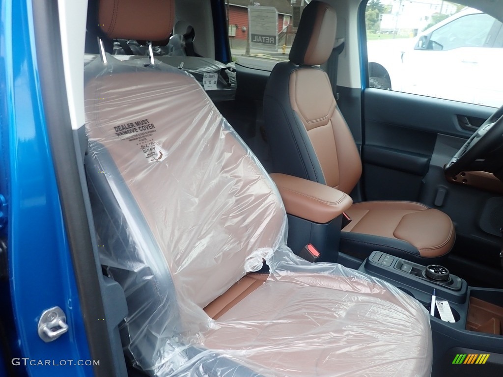Desert Brown Interior 2022 Ford Maverick Lariat Hybrid Photo #144946756