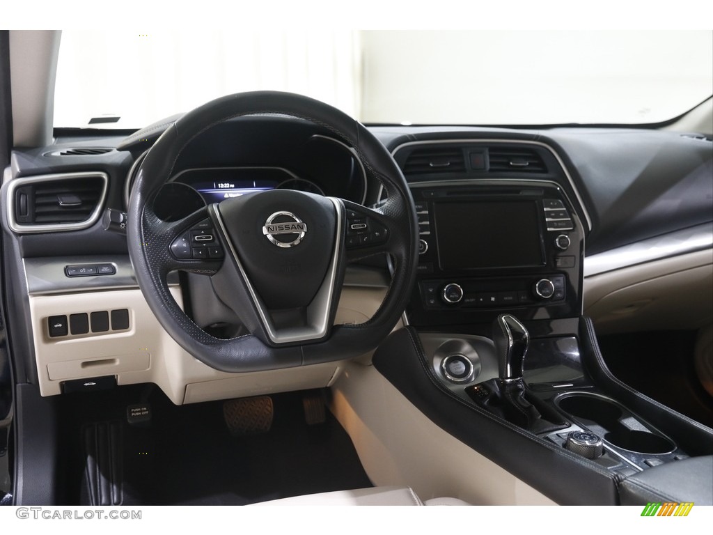 2020 Nissan Maxima SV Cashmere Dashboard Photo #144946927