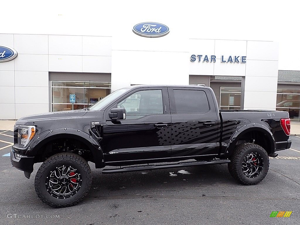 2022 F150 Sherrod XLT SuperCrew 4x4 - Agate Black Metallic / Black photo #1