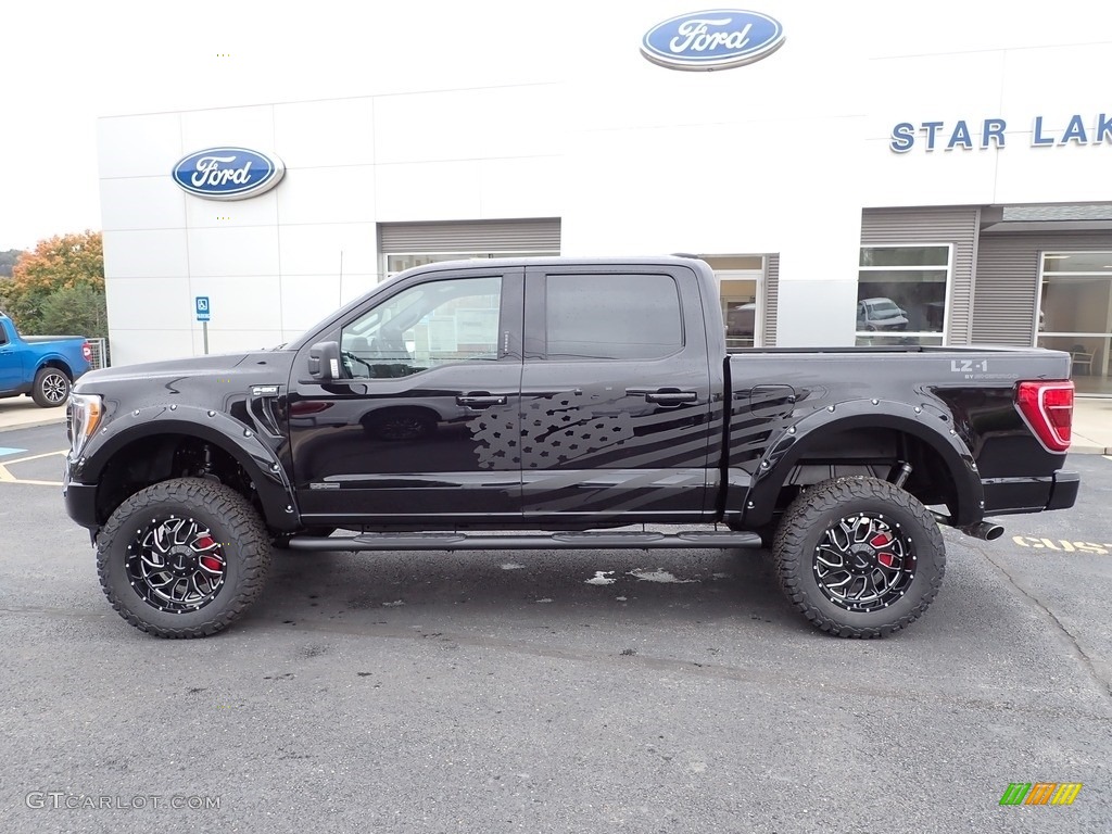 2022 F150 Sherrod XLT SuperCrew 4x4 - Agate Black Metallic / Black photo #2