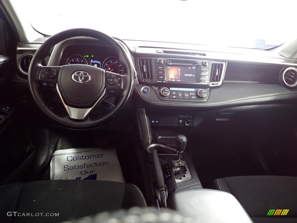 2017 RAV4 XLE - Electric Storm Metallic / Black photo #24
