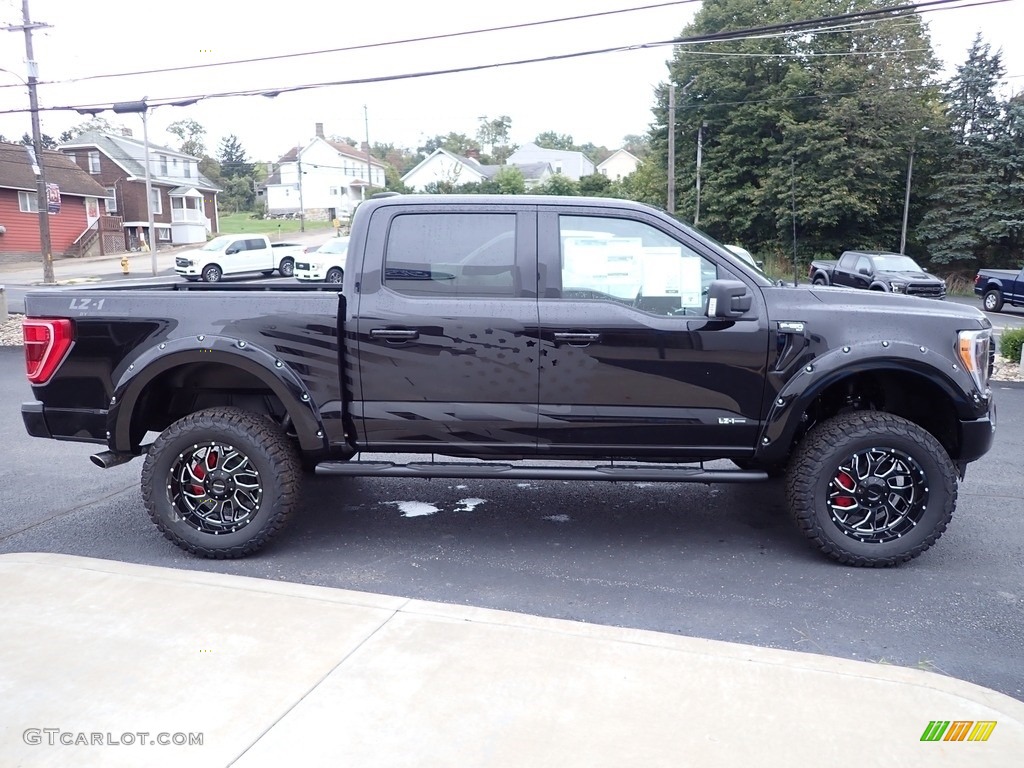 Agate Black Metallic 2022 Ford F150 Sherrod XLT SuperCrew 4x4 Exterior Photo #144947127