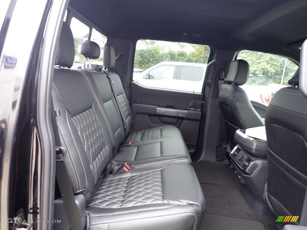 Black Interior 2022 Ford F150 Sherrod XLT SuperCrew 4x4 Photo #144947213