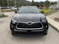 2022 Midnight Black Metallic Toyota Highlander XLE AWD  photo #6