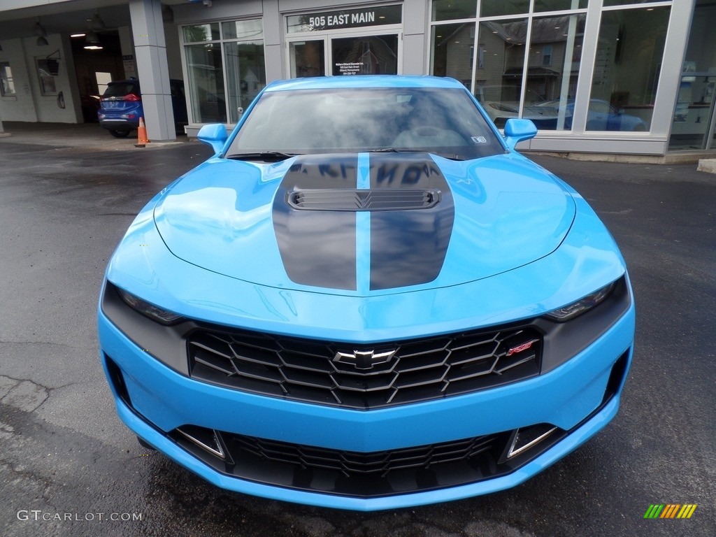 Rapid Blue 2023 Chevrolet Camaro LT1 Coupe Exterior Photo 144947353