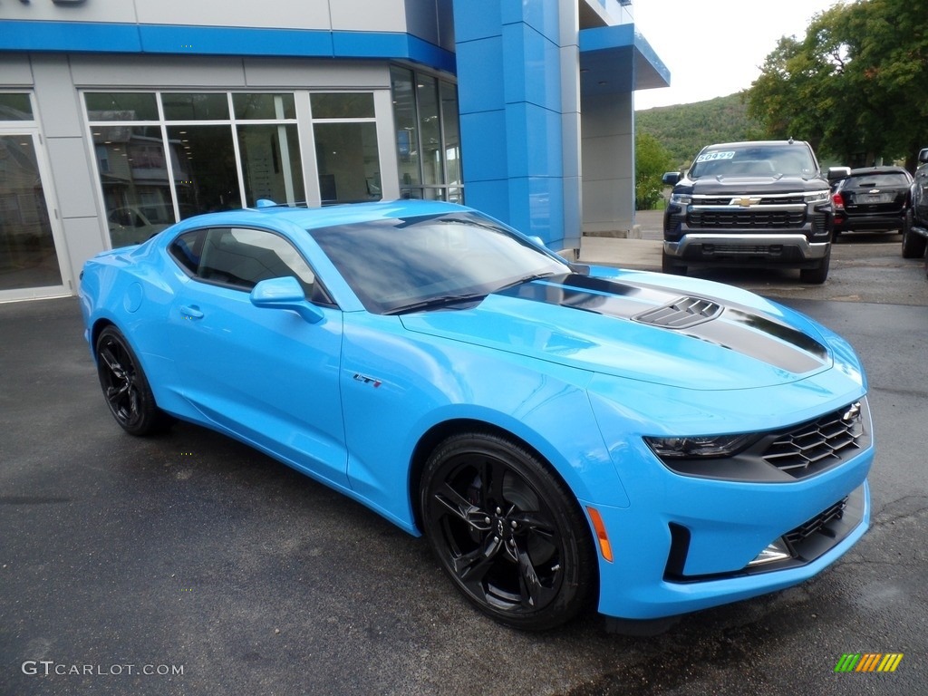 Rapid Blue 2023 Chevrolet Camaro LT1 Coupe Exterior Photo #144947398