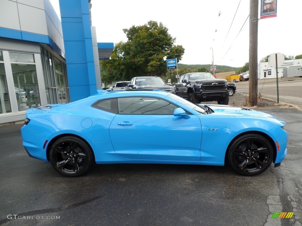 Rapid Blue 2023 Chevrolet Camaro LT1 Coupe Exterior Photo #144947449