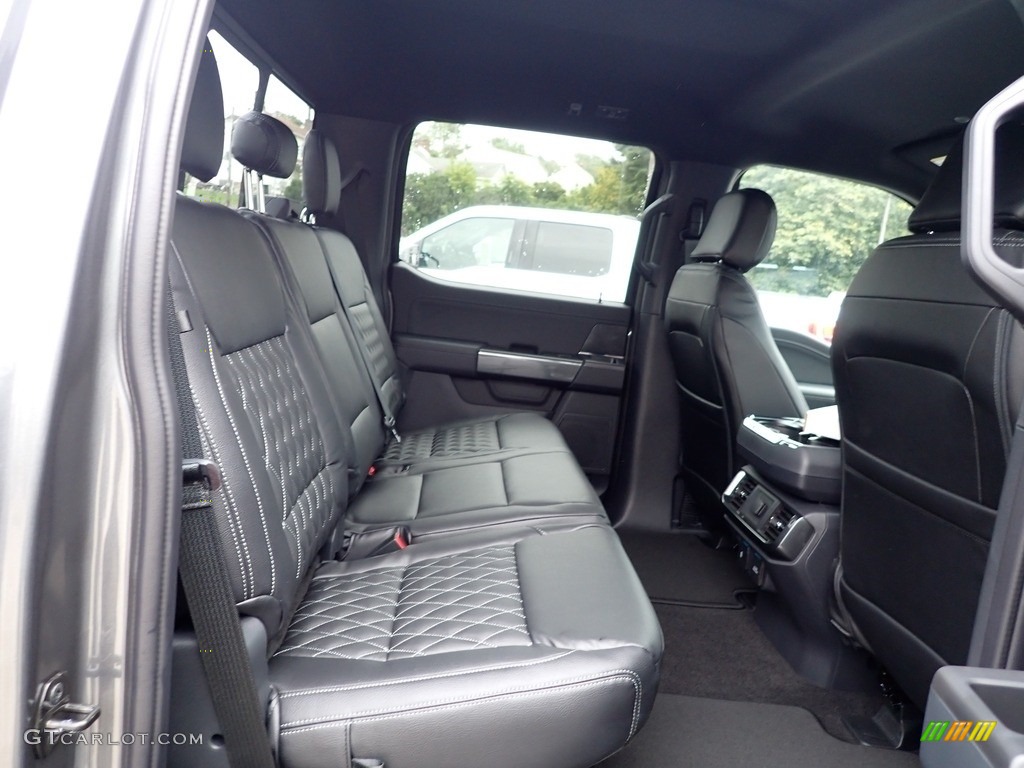 Black Interior 2022 Ford F150 Sherrod XLT SuperCrew 4x4 Photo #144947602