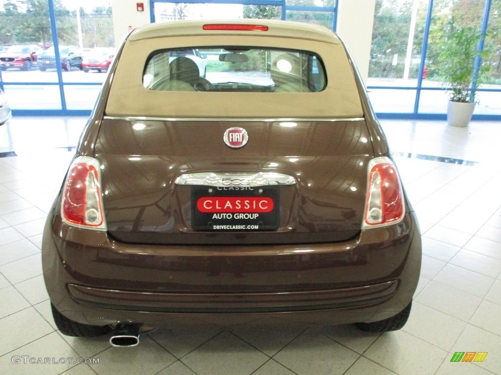2013 500 c cabrio Pop - Espresso (Brown) / Marrone/Avorio (Brown/Ivory) photo #8