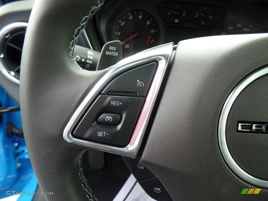 2023 Chevrolet Camaro LT1 Coupe Jet Black Steering Wheel Photo #144947920