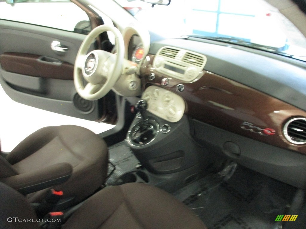 2013 500 c cabrio Pop - Espresso (Brown) / Marrone/Avorio (Brown/Ivory) photo #15