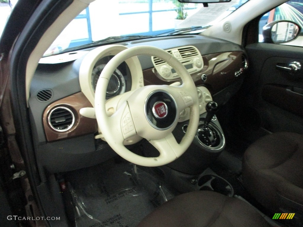 2013 500 c cabrio Pop - Espresso (Brown) / Marrone/Avorio (Brown/Ivory) photo #22
