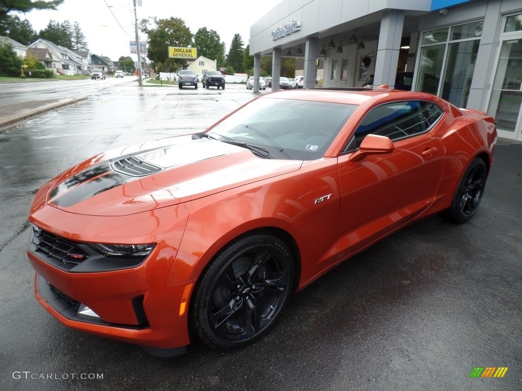 Vivid Orange Metallic 2023 Chevrolet Camaro LT1 Coupe Exterior Photo #144948301