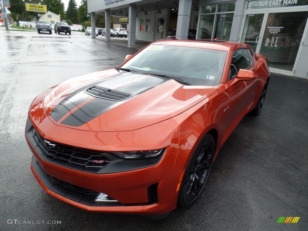 2023 Camaro LT1 Coupe - Vivid Orange Metallic / Jet Black photo #3
