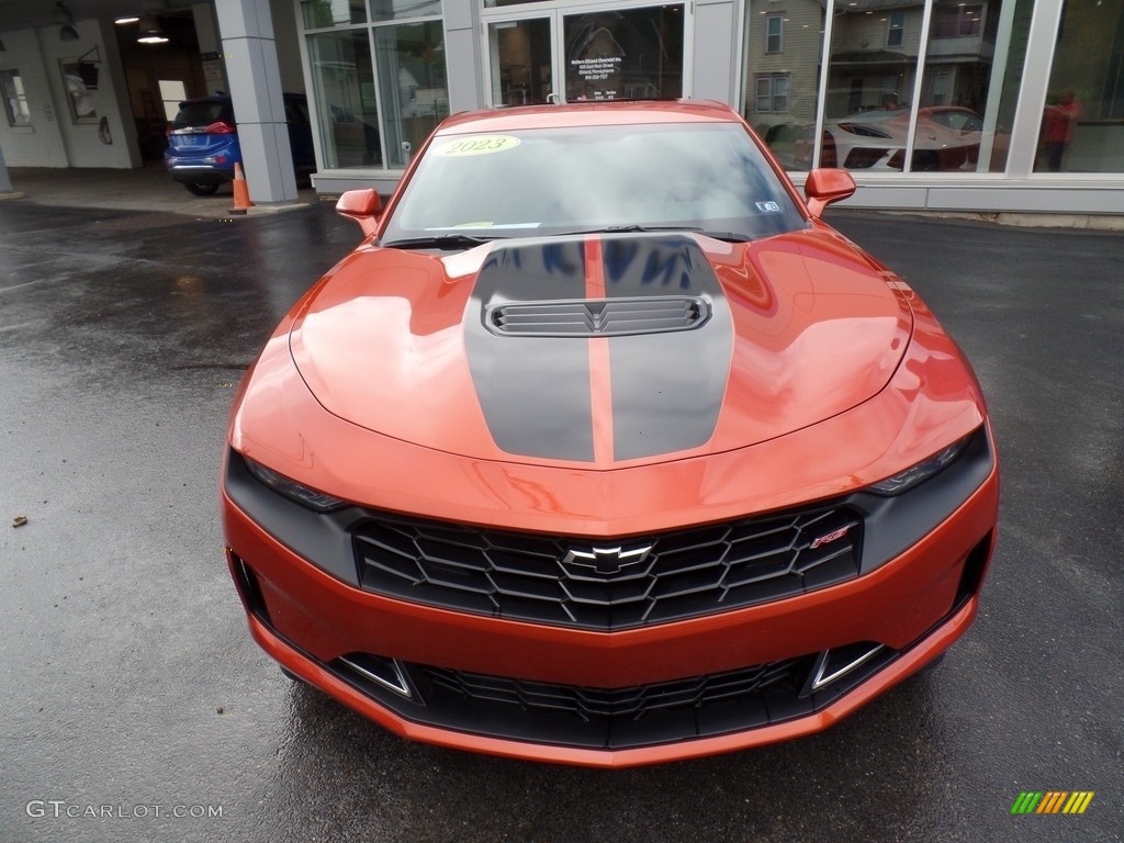 2023 Camaro LT1 Coupe - Vivid Orange Metallic / Jet Black photo #4
