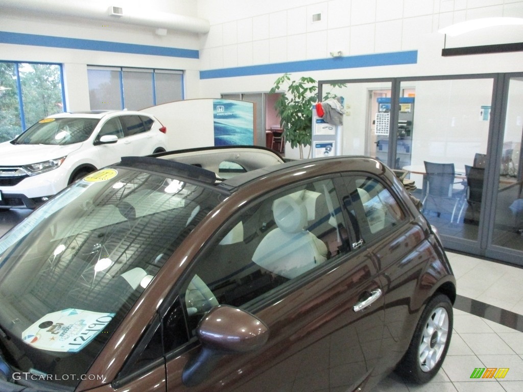 2013 500 c cabrio Pop - Espresso (Brown) / Marrone/Avorio (Brown/Ivory) photo #33