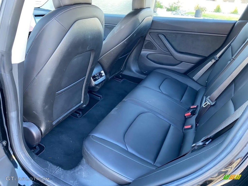 Black Interior 2018 Tesla Model 3 Long Range Photo #144948553