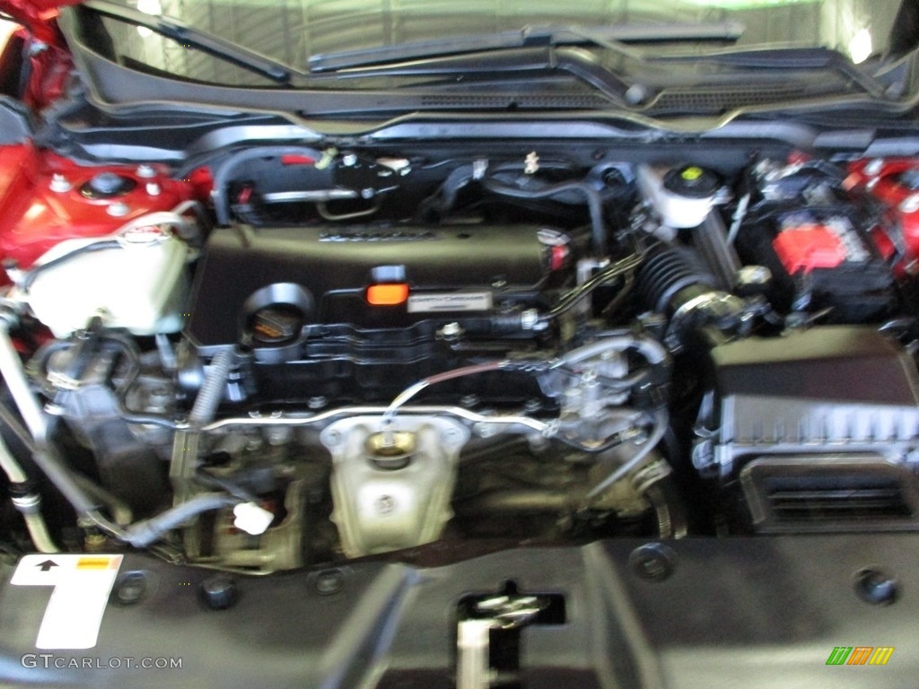 2019 Civic LX Sedan - Rallye Red / Black photo #13