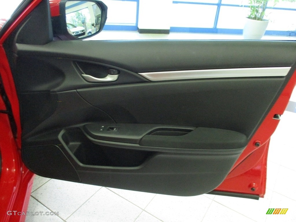 2019 Civic LX Sedan - Rallye Red / Black photo #14