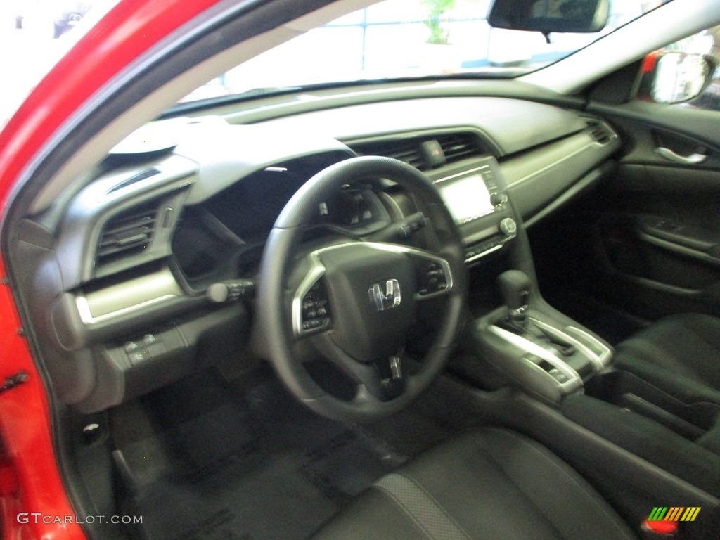 2019 Civic LX Sedan - Rallye Red / Black photo #26