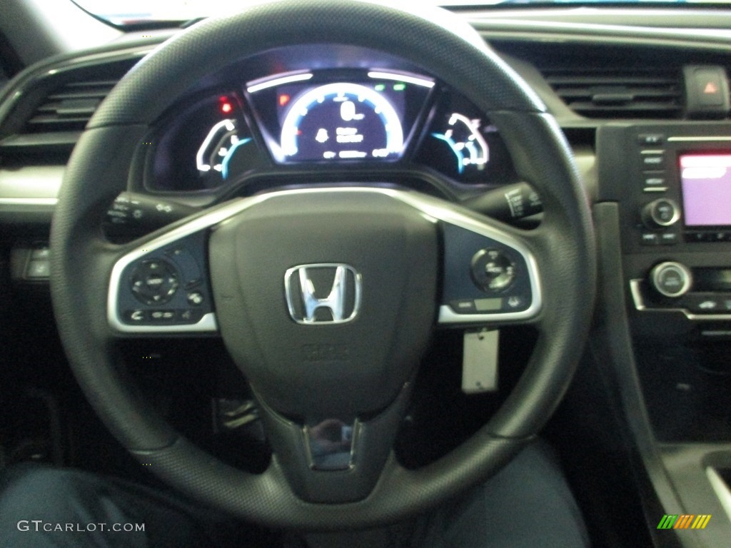 2019 Civic LX Sedan - Rallye Red / Black photo #29