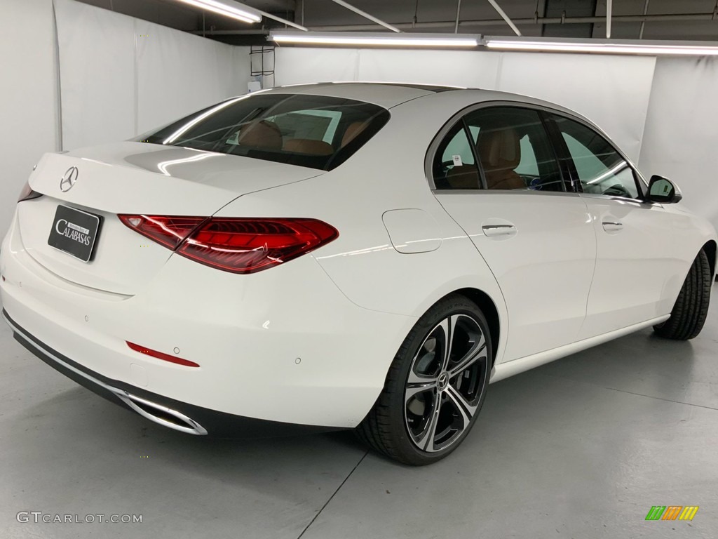 2022 C 300 Sedan - Polar White / Sienna Brown photo #4