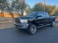 Diamond Black Crystal Pearl 2020 Ram 3500 Laramie Mega Cab 4x4