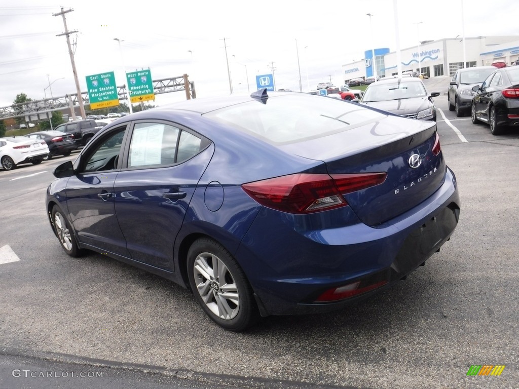 2019 Elantra SEL - Lakeside Blue / Gray photo #7