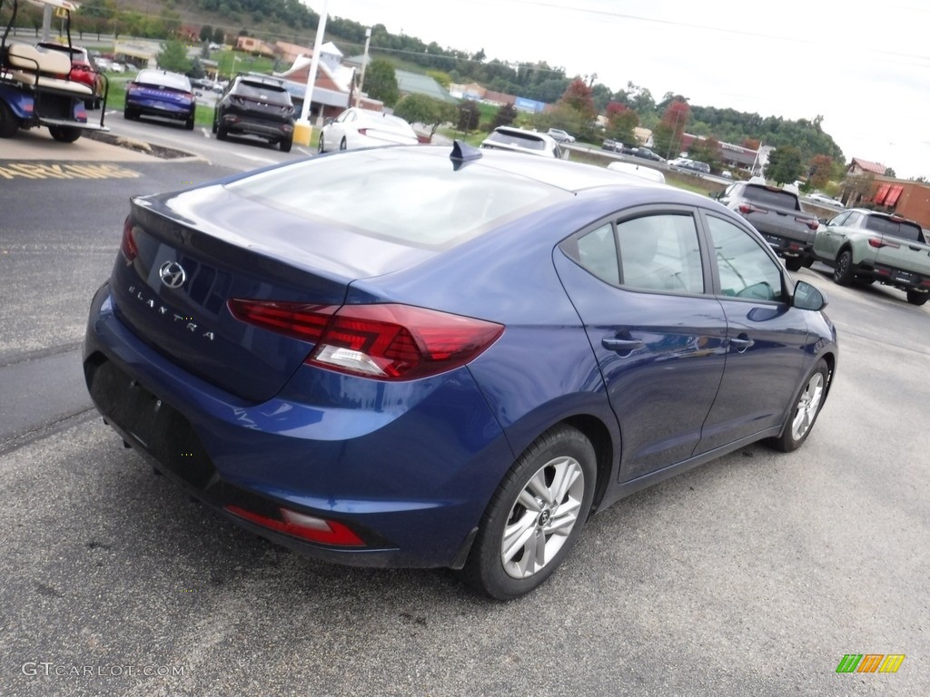 2019 Elantra SEL - Lakeside Blue / Gray photo #9