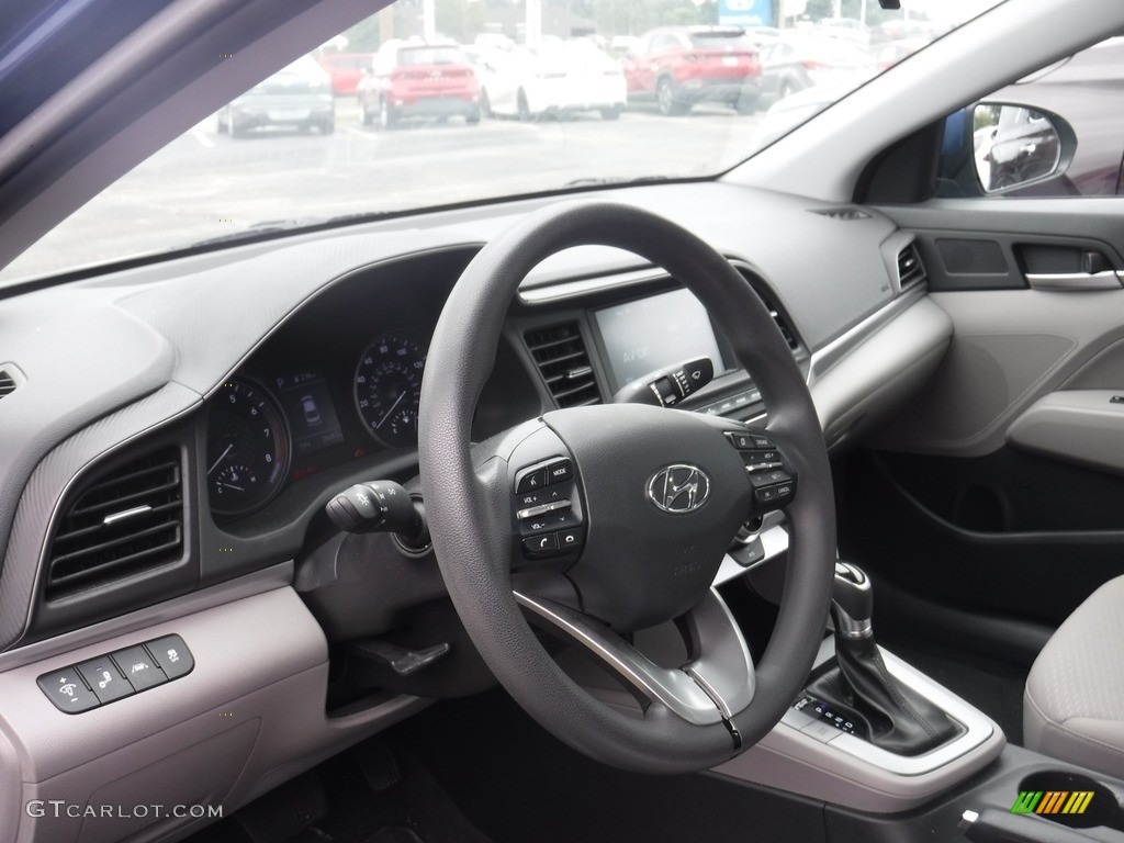 2019 Elantra SEL - Lakeside Blue / Gray photo #11