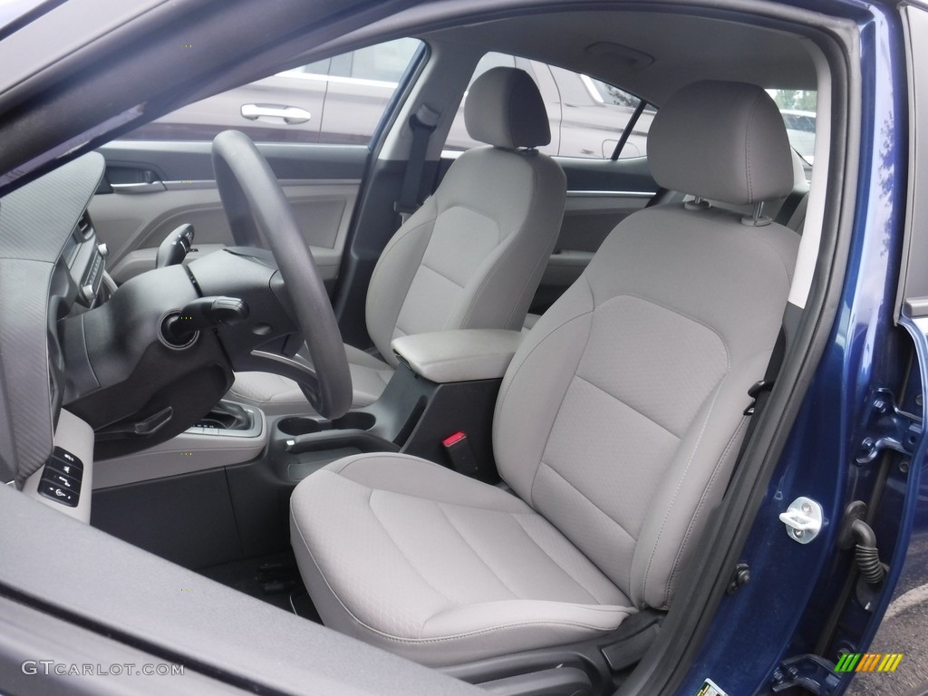 2019 Elantra SEL - Lakeside Blue / Gray photo #13