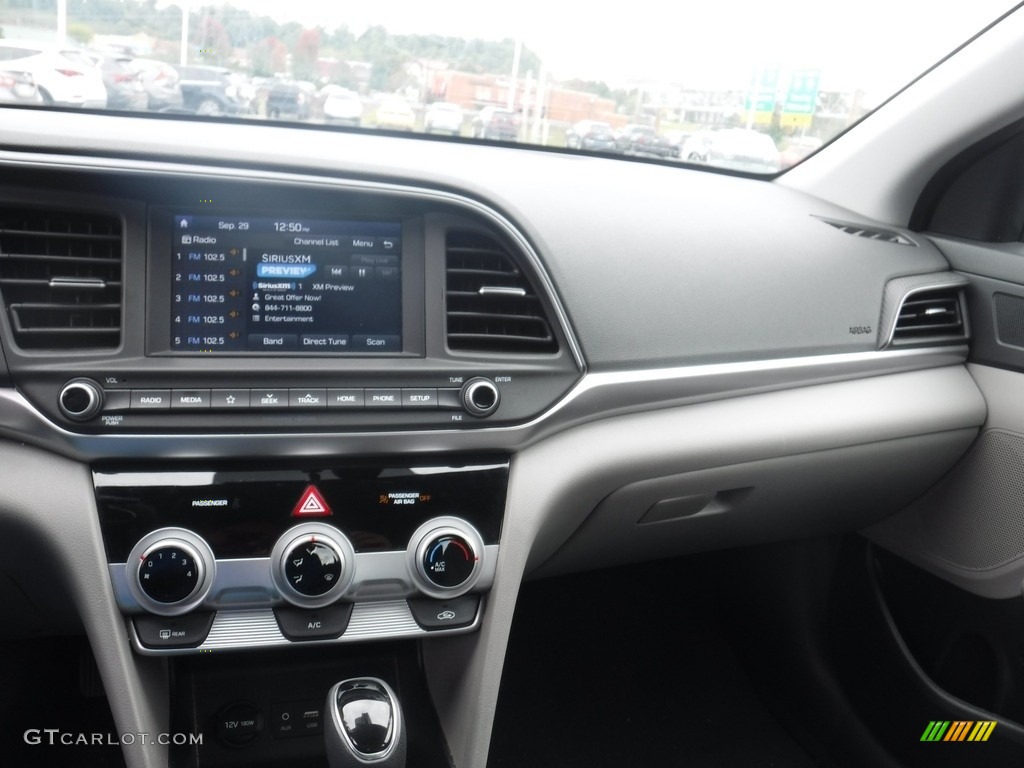 2019 Elantra SEL - Lakeside Blue / Gray photo #16