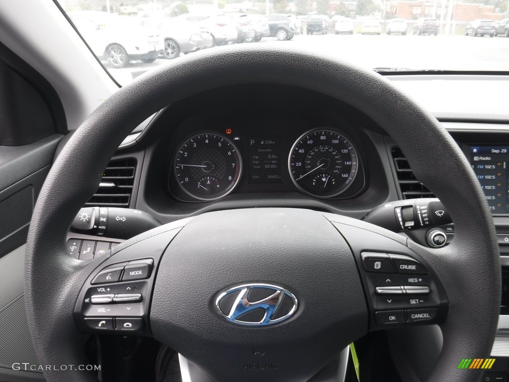 2019 Elantra SEL - Lakeside Blue / Gray photo #21