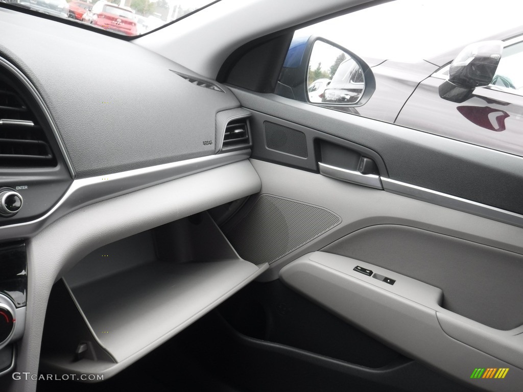 2019 Elantra SEL - Lakeside Blue / Gray photo #24