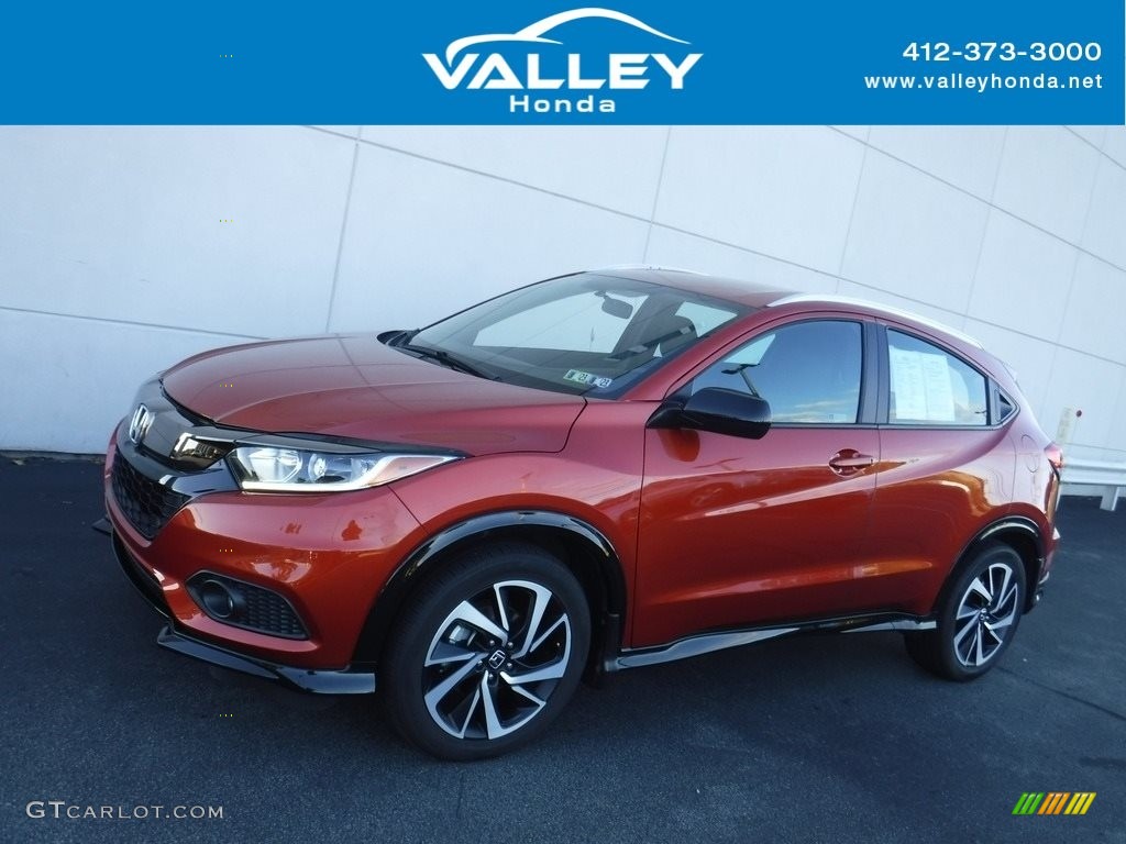 Orangeburst Metallic Honda HR-V