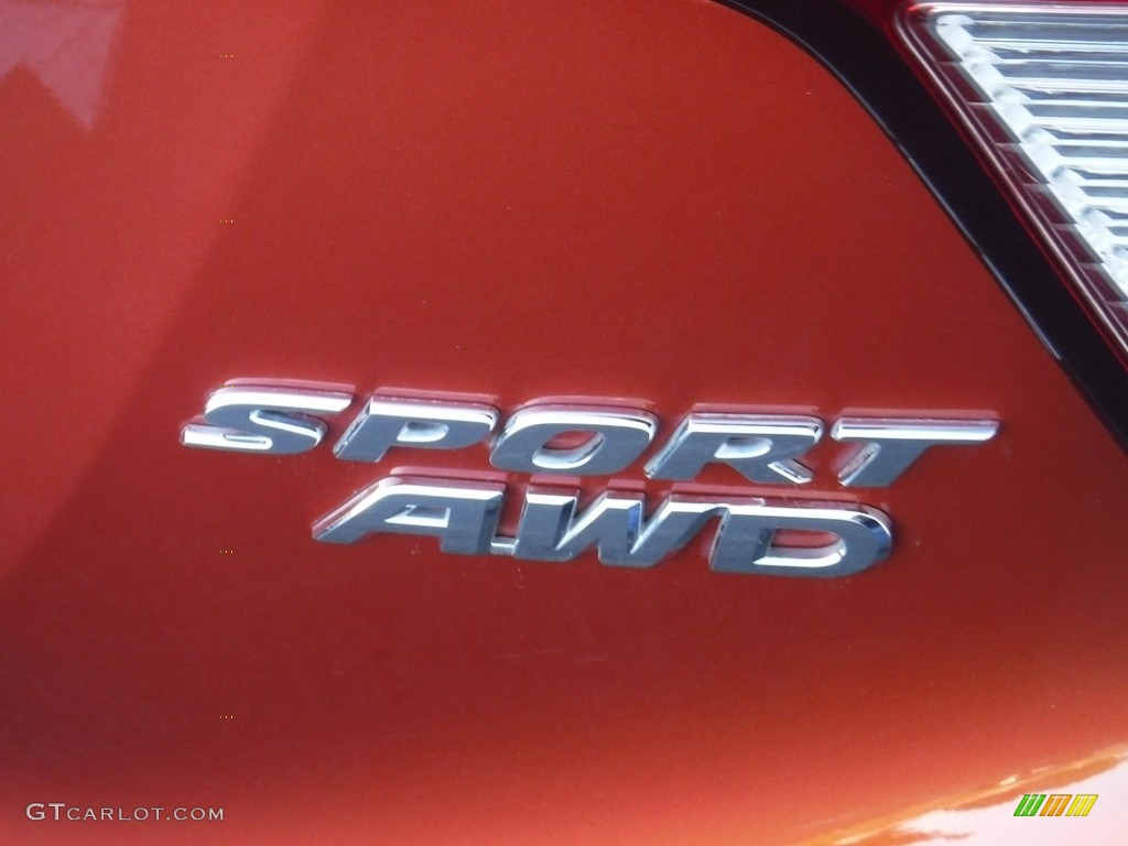 2020 HR-V Sport AWD - Orangeburst Metallic / Black photo #8