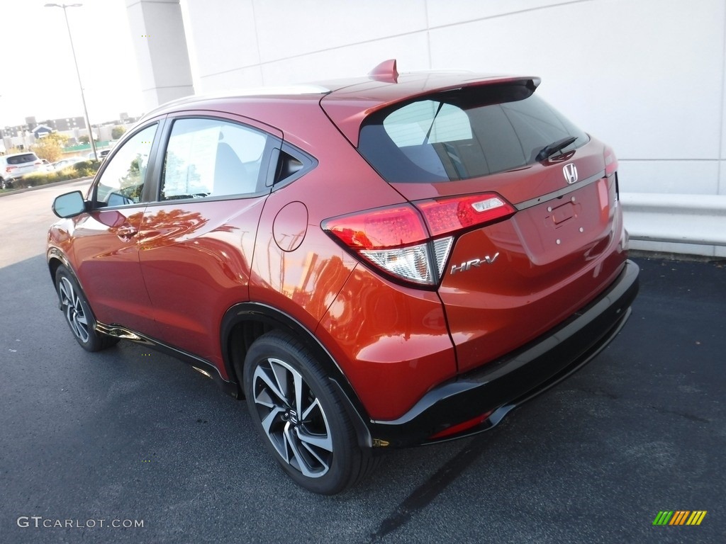 2020 HR-V Sport AWD - Orangeburst Metallic / Black photo #9