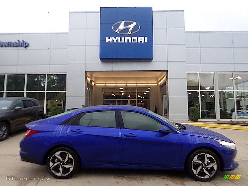 Intense Blue Hyundai Elantra