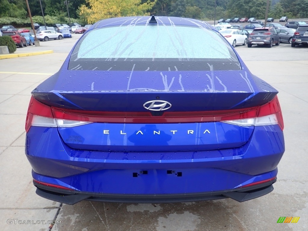 2023 Elantra SEL - Intense Blue / Medium Gray photo #3