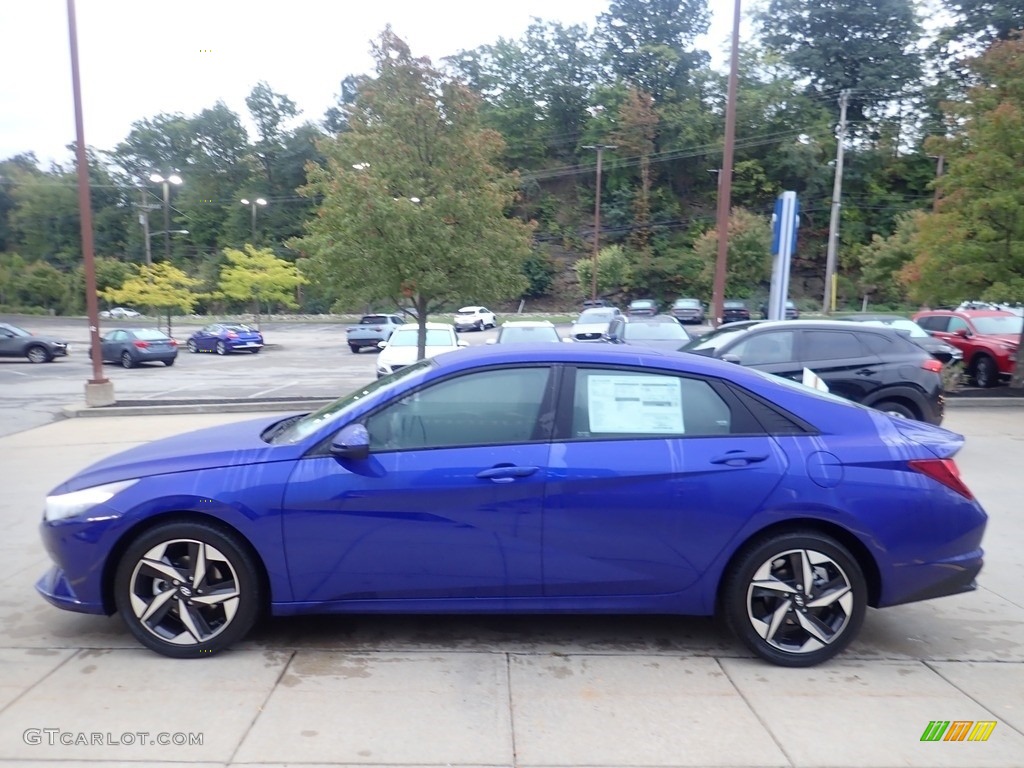 2023 Elantra SEL - Intense Blue / Medium Gray photo #6