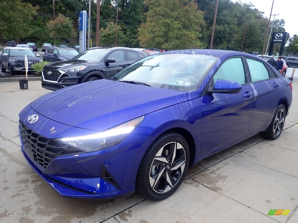 2023 Elantra SEL - Intense Blue / Medium Gray photo #7