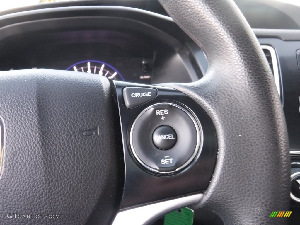 2013 Honda Civic LX Sedan Gray Steering Wheel Photo #144952858