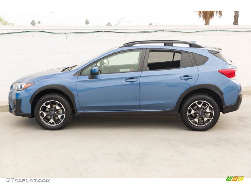 2020 Crosstrek 2.0 Premium - Quartz Blue Pearl / Gray photo #8