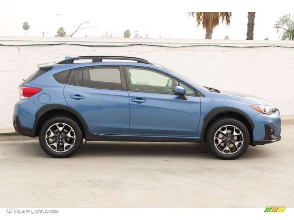 2020 Crosstrek 2.0 Premium - Quartz Blue Pearl / Gray photo #12