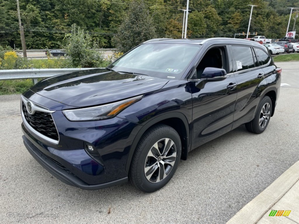 2022 Highlander XLE AWD - Blueprint / Black photo #7