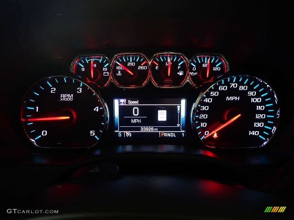 2019 Silverado 3500HD High Country Crew Cab 4x4 - Cajun Red Tintcoat / High Country Jet Black/­Medium Ash Gray photo #26