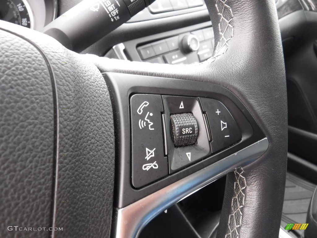 2016 Buick Encore Sport Touring AWD Ebony Steering Wheel Photo #144954452