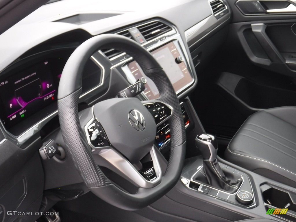2022 Volkswagen Tiguan SE R-Line 4Motion Black Edition Titan Black Steering Wheel Photo #144955262