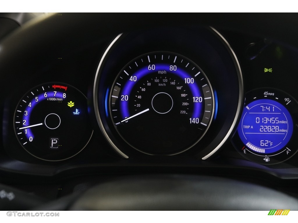 2019 Fit LX - Modern Steel Metallic / Black photo #8